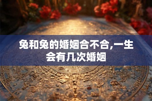 兔和兔的婚姻合不合,一生会有几次婚姻