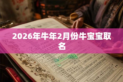 2026年牛年2月份牛宝宝取名