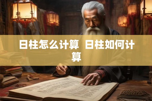 日柱怎么计算  日柱如何计算