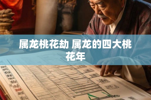 属龙桃花劫 属龙的四大桃花年 属龙桃花劫 属龙的四大桃花年