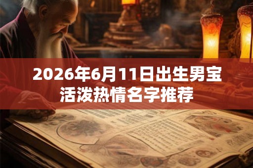 2026年6月11日出生男宝活泼热情名字推荐