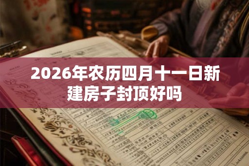 2026年农历四月十一日新建房子封顶好吗 2026年农历四月十一日新建房子封顶好吗