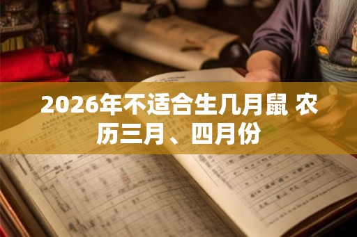 2026年不适合生几月鼠 农历三月、四月份