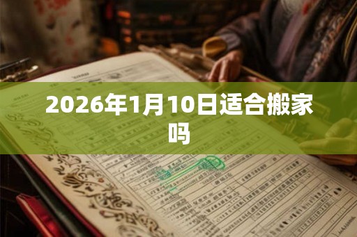 2026年1月10日适合搬家吗