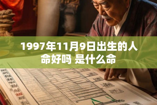 1997年11月9日出生的人命好吗 是什么命 1997年11月9日出生的人命好吗 是什么命