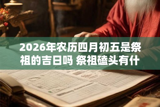 2026年农历四月初五是祭祖的吉日吗 祭祖磕头有什么讲究 2026年农历四月初五是祭祖的吉日吗 祭祖磕头有什么讲究