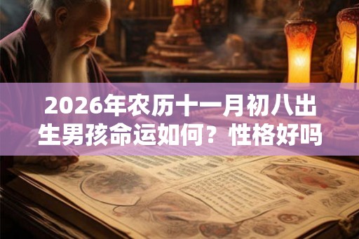 2026年农历十一月初八出生男孩命运如何?性格好吗? 2026年农历十一月初八出生男孩命运如何?性格好吗?