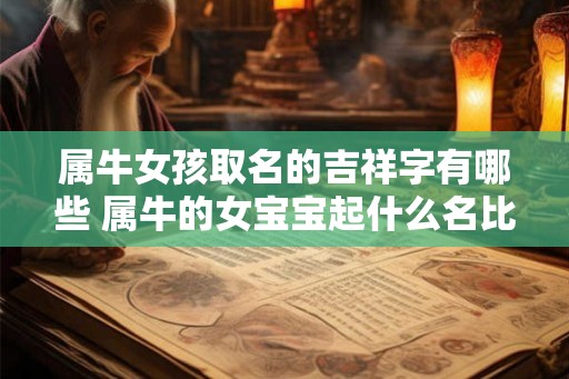 属牛女孩取名的吉祥字有哪些 属牛的女宝宝起什么名比较好