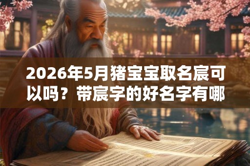 2026年5月猪宝宝取名宸可以吗?带宸字的好名字有哪些? 2026年5月猪宝宝取名宸可以吗?带宸字的好名字有哪些?