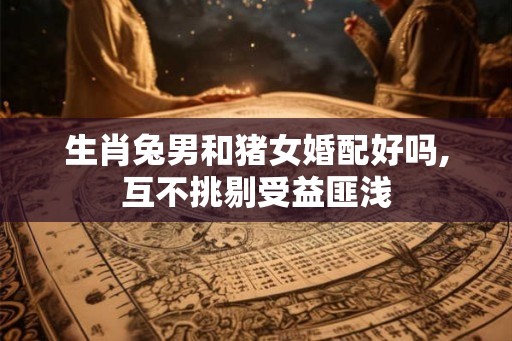 生肖兔男和猪女婚配好吗,互不挑剔受益匪浅