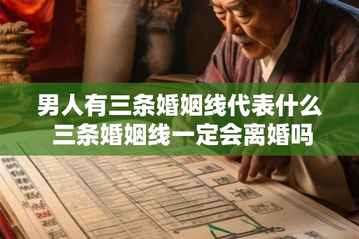 男人有三条婚姻线代表什么 三条婚姻线一定会离婚吗