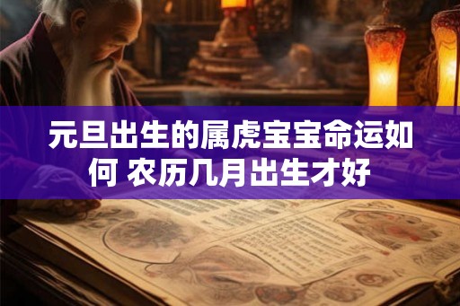 元旦出生的属虎宝宝命运如何 农历几月出生才好
