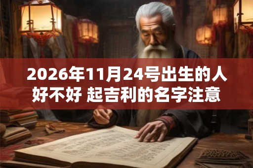 2026年11月24号出生的人好不好 起吉利的名字注意事项