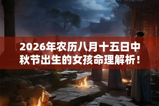 2026年农历八月十五日中秋节出生的女孩命理解析！