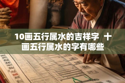 10画五行属水的吉祥字  十画五行属水的字有哪些