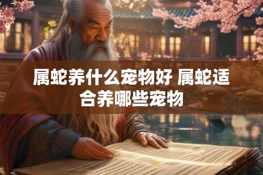 属蛇养什么宠物好 属蛇适合养哪些宠物