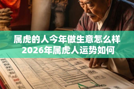 属虎的人今年做生意怎么样 2026年属虎人运势如何