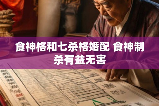 食神格和七杀格婚配 食神制杀有益无害