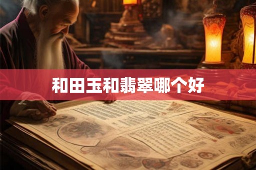 和田玉和翡翠哪个好