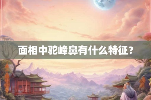 面相中驼峰鼻有什么特征? 面相中驼峰鼻有什么特征?