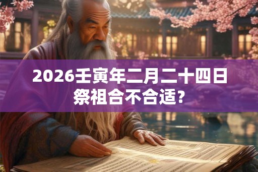 2026壬寅年二月二十四日祭祖合不合适? 2026壬寅年二月二十四日祭祖合不合适?