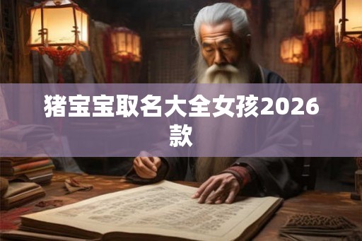 猪宝宝取名大全女孩2026款