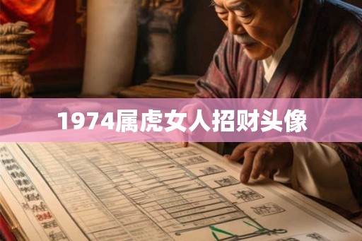 1974属虎女人招财头像