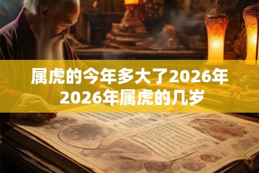 属虎的今年多大了2026年 2026年属虎的几岁 属虎的今年多大了2026年 2026年属虎的几岁