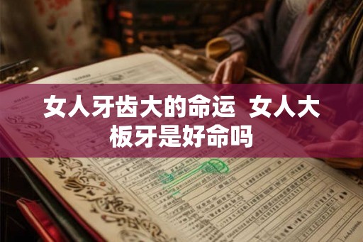 女人牙齿大的命运 女人大板牙是好命吗 女人牙齿大的命运 女人大板牙是好命吗