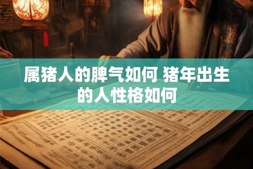 属猪人的脾气如何 猪年出生的人性格如何
