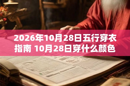 2026年10月28日五行穿衣指南 10月28日穿什么颜色衣服