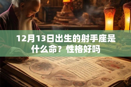 12月13日出生的射手座是什么命？性格好吗