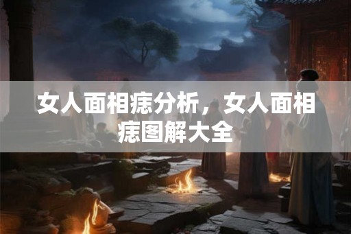 女人面相痣分析，女人面相痣图解大全