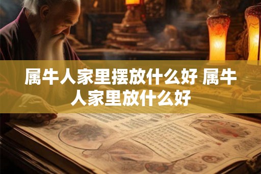 属牛人家里摆放什么好 属牛人家里放什么好