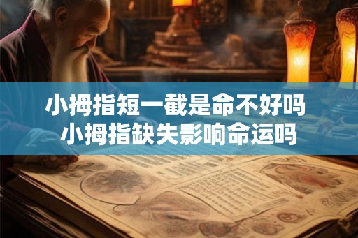 小拇指短一截是命不好吗 小拇指缺失影响命运吗