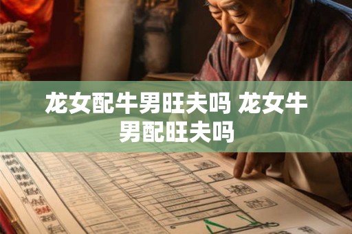 龙女配牛男旺夫吗 龙女牛男配旺夫吗