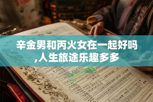 辛金男和丙火女在一起好吗,人生旅途乐趣多多