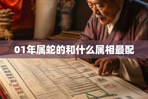 01年属蛇的和什么属相最配