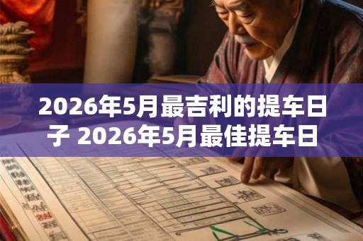 2026年5月最吉利的提车日子 2026年5月最佳提车日