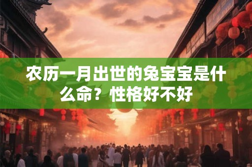 农历一月出世的兔宝宝是什么命？性格好不好