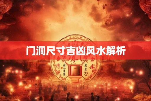 门洞尺寸吉凶风水解析