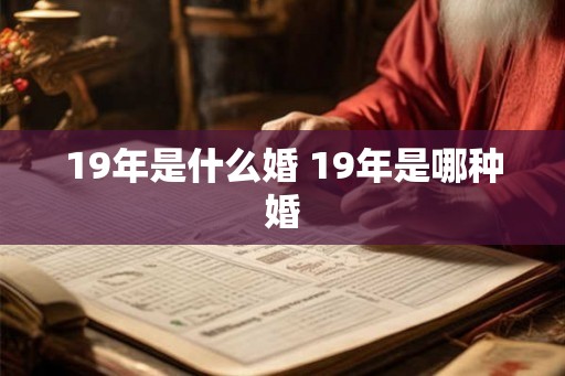 19年是什么婚 19年是哪种婚