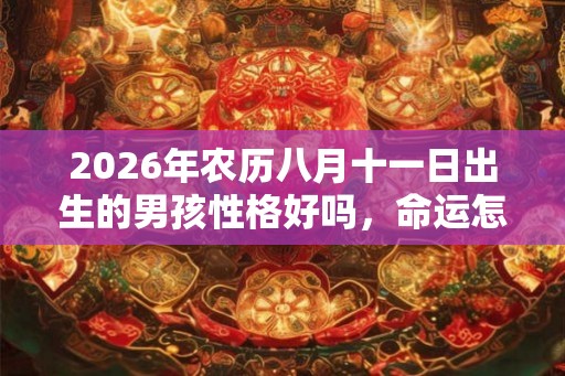 2026年农历八月十一日出生的男孩性格好吗,命运怎么样? 2026年农历八月十一日出生的男孩性格好吗,命运怎么样?