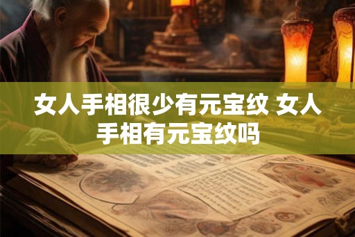 女人手相很少有元宝纹 女人手相有元宝纹吗