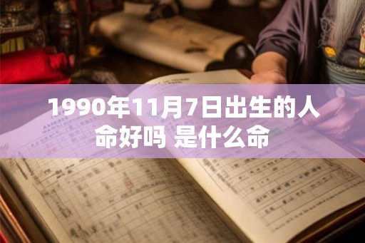 1990年11月7日出生的人命好吗 是什么命 1990年11月7日出生的人命好吗 是什么命