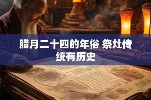 腊月二十四的年俗 祭灶传统有历史 腊月二十四的年俗 祭灶传统有历史