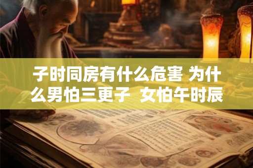 子时同房有什么危害 为什么男怕三更子  女怕午时辰