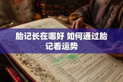胎记长在哪好 如何通过胎记看运势