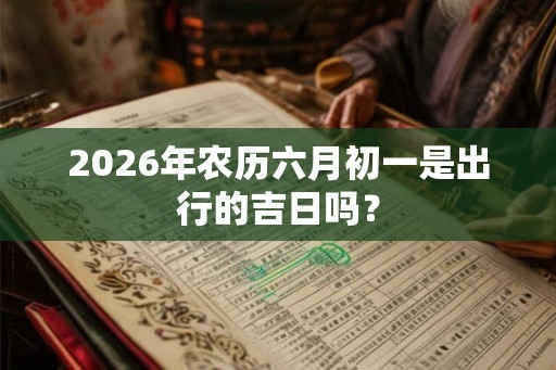 2026年农历六月初一是出行的吉日吗？