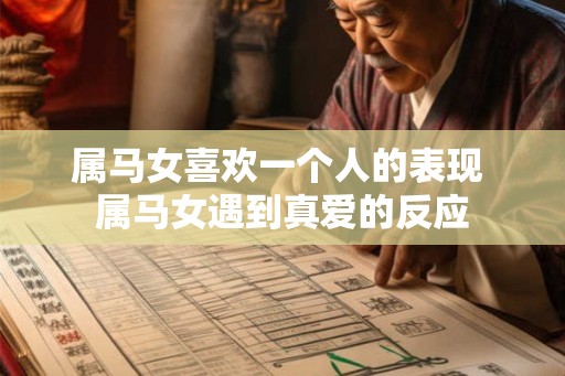 属马女喜欢一个人的表现 属马女遇到真爱的反应